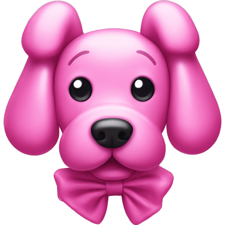 pink balloon dog emoji