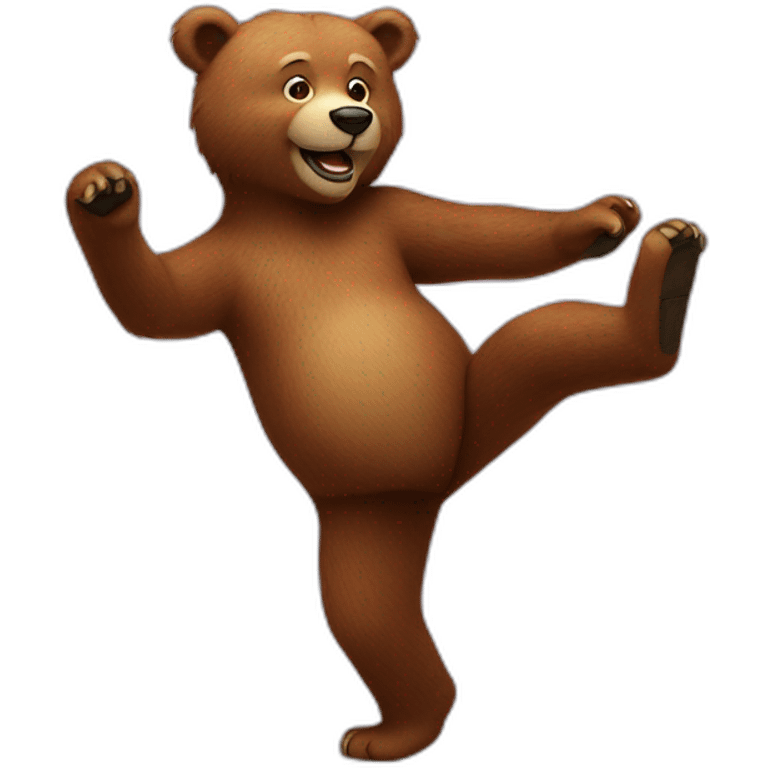 dancing bear emoji