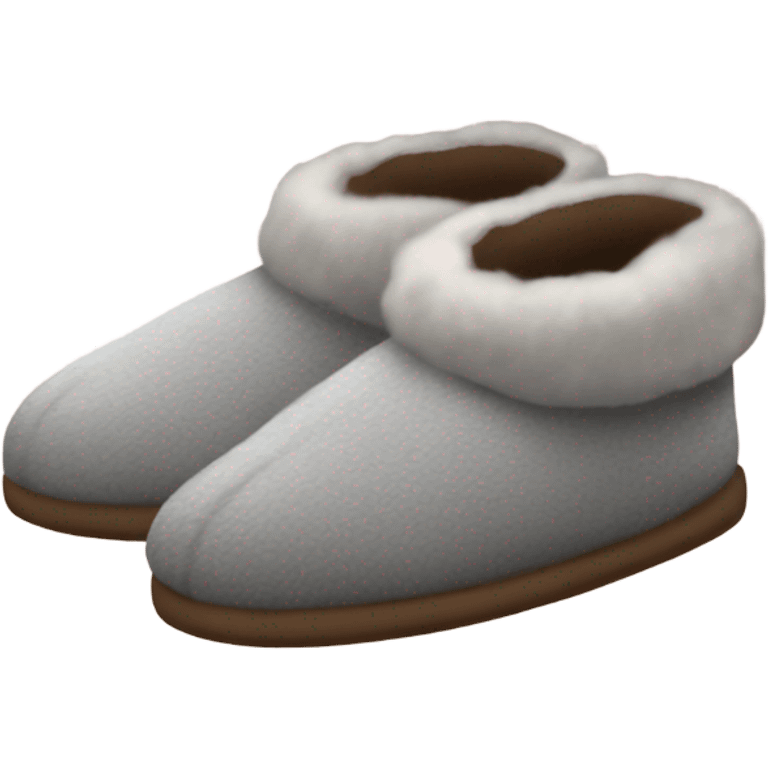 cozy slippers emoji