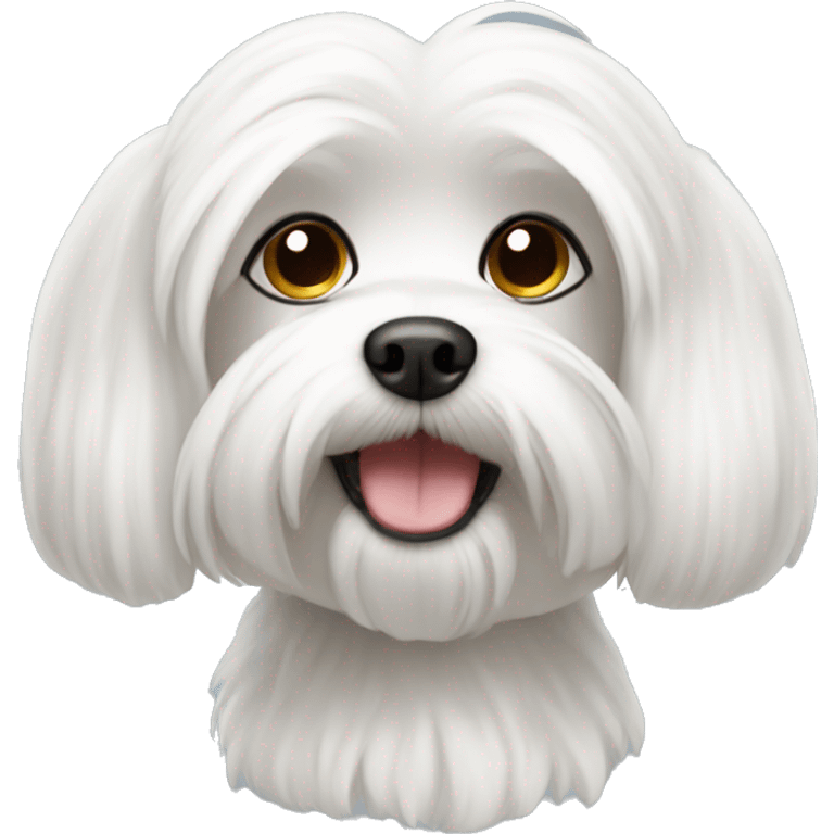 A Maltese dog emoji