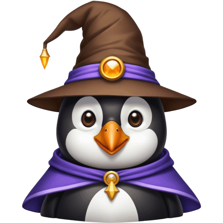 penguin wizard emoji