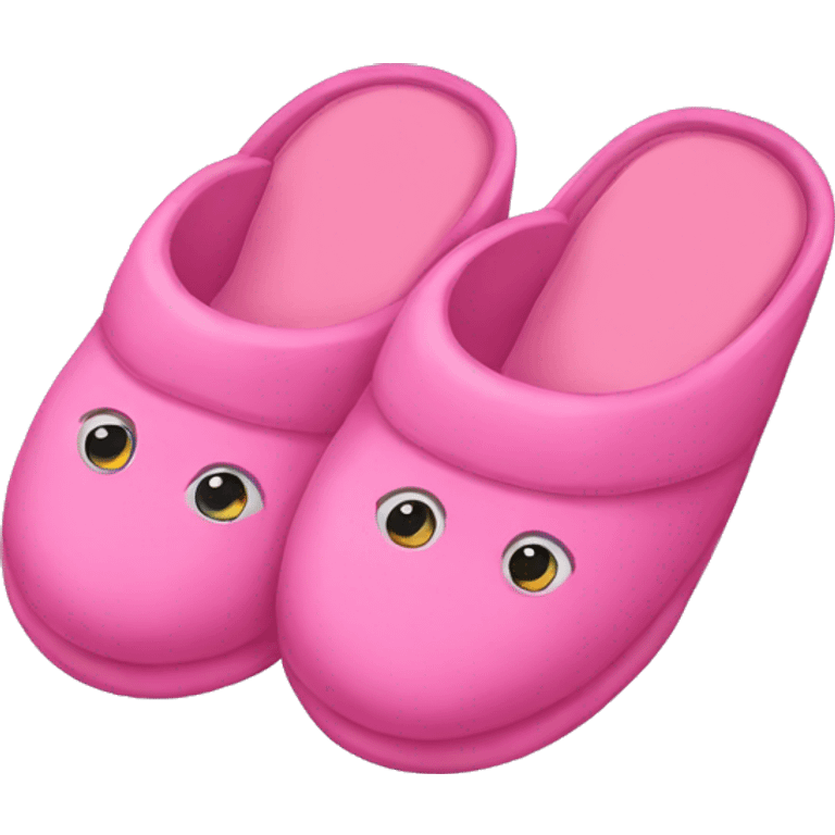 pink slippers emoji