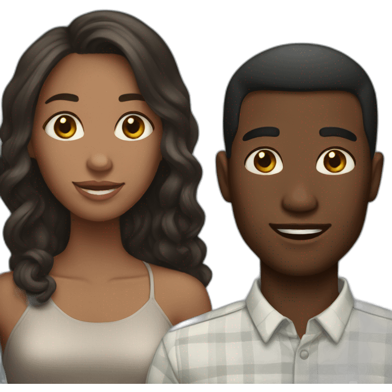 interracial couple emoji