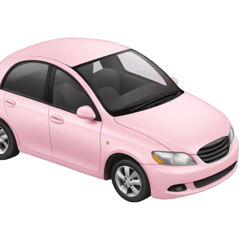 light pink car emoji