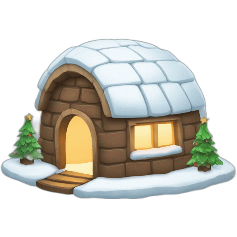 igloo christmas feel emoji