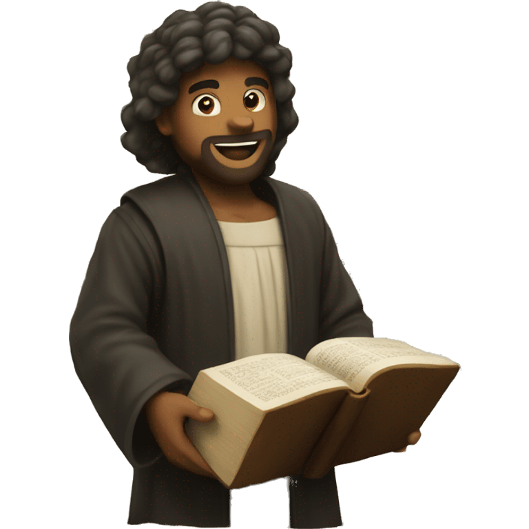 Magic coming out of the Bible  emoji