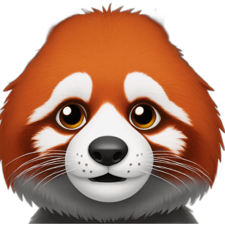 red-panda-with-gray-fur emoji