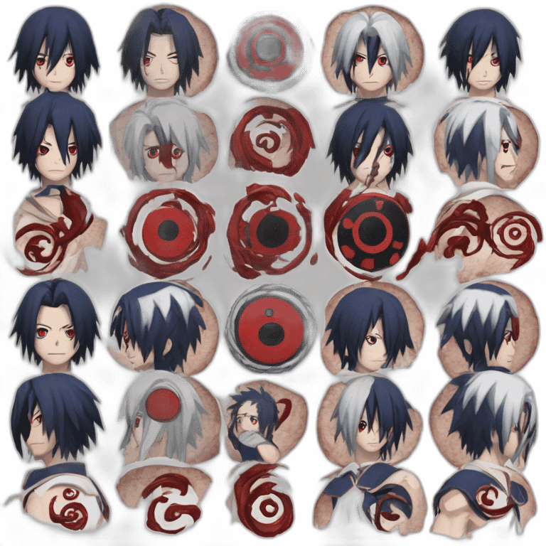 Sasuke Uchiwa sharingan emoji