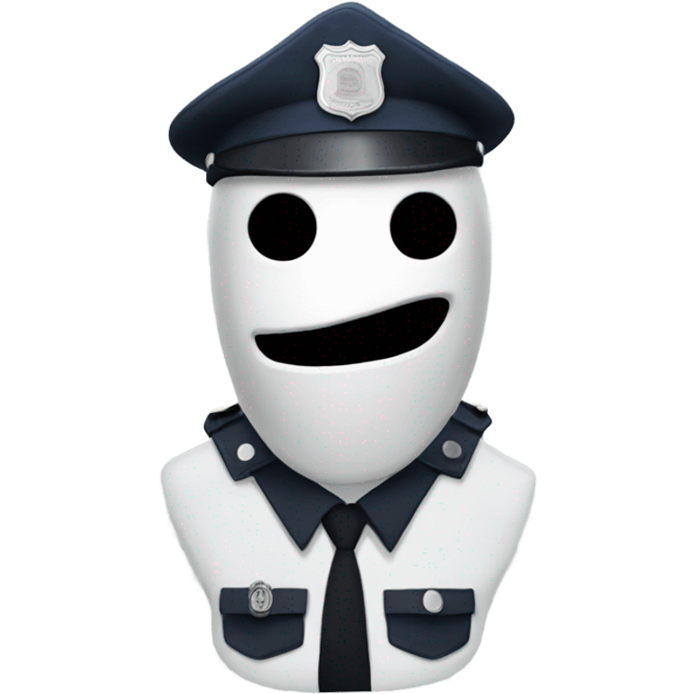 Police ghost emoji