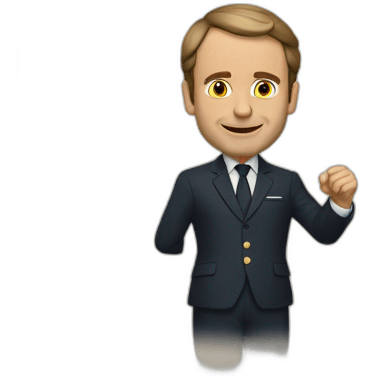 macron sur tortu emoji