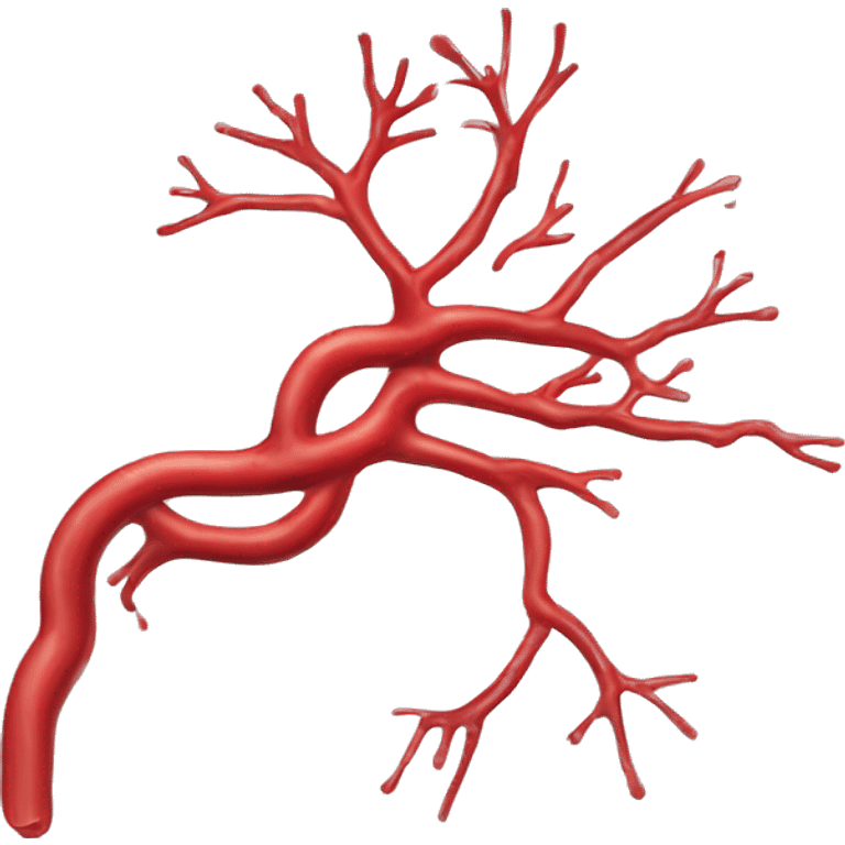 Veins and arteries of human body emoji