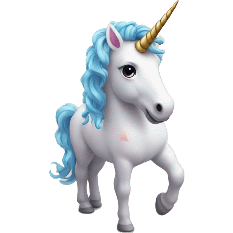 unicorn at the beach emoji