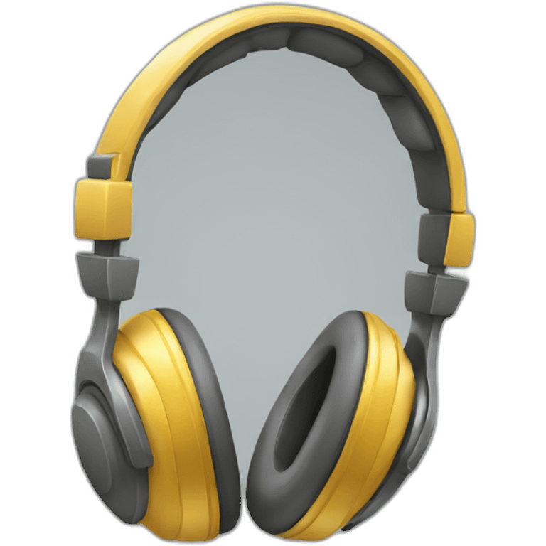 Headphone with bow emoji