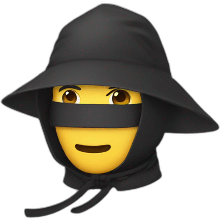 Ninja chapeau bob emoji