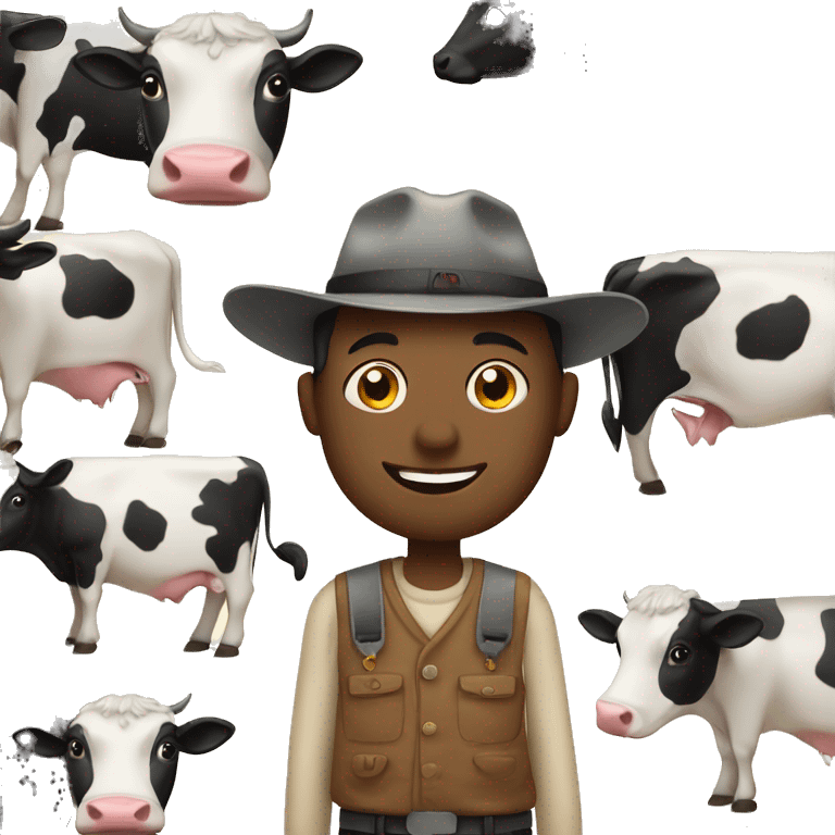 farmi with cows emoji