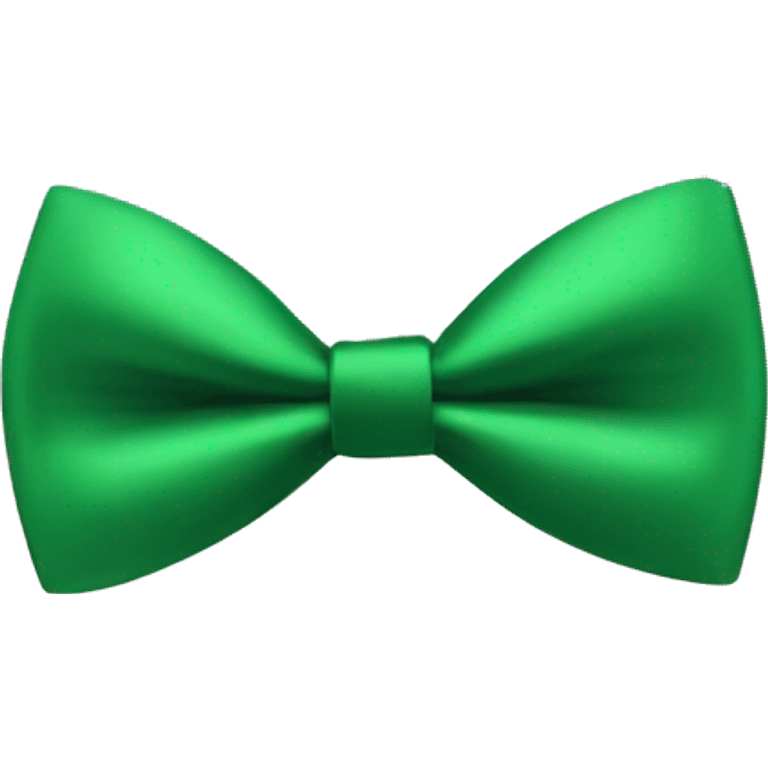 GREEN BOW TIE  emoji