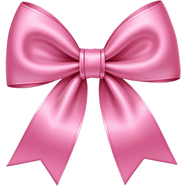 pink satin bow  emoji