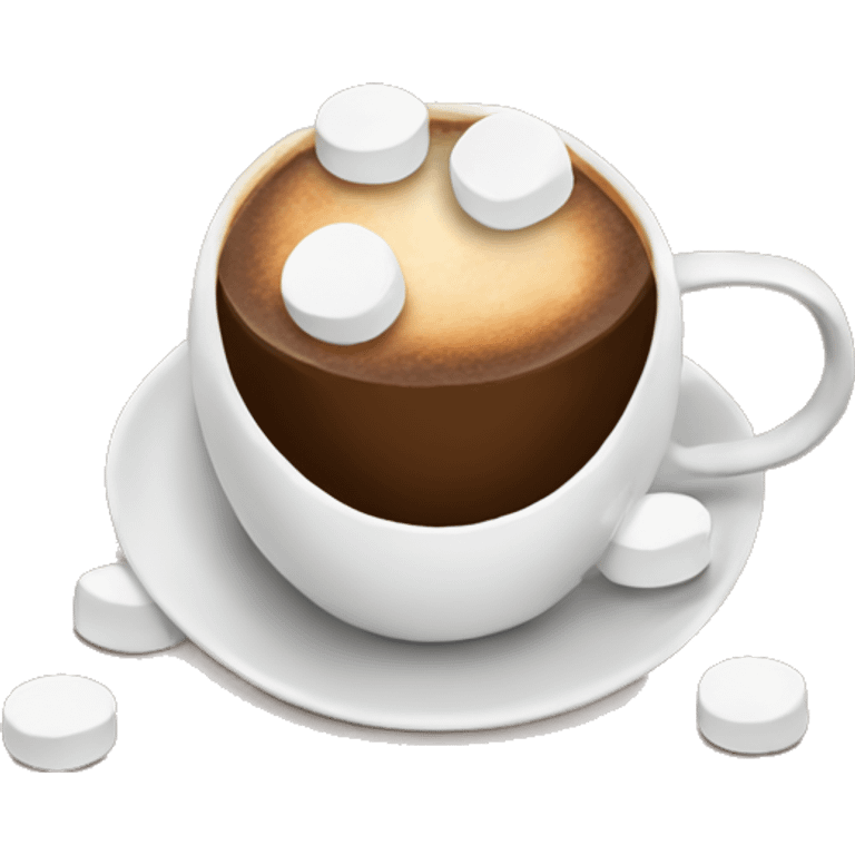 Coffee with marshmallows  emoji