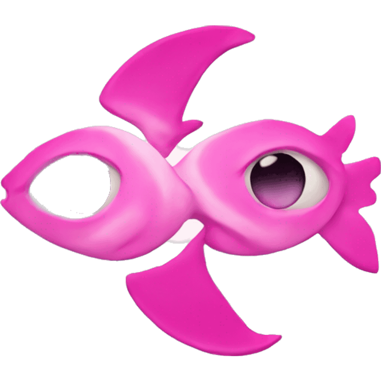 pisces symbol in pink emoji