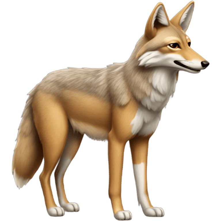 Real coyote emoji