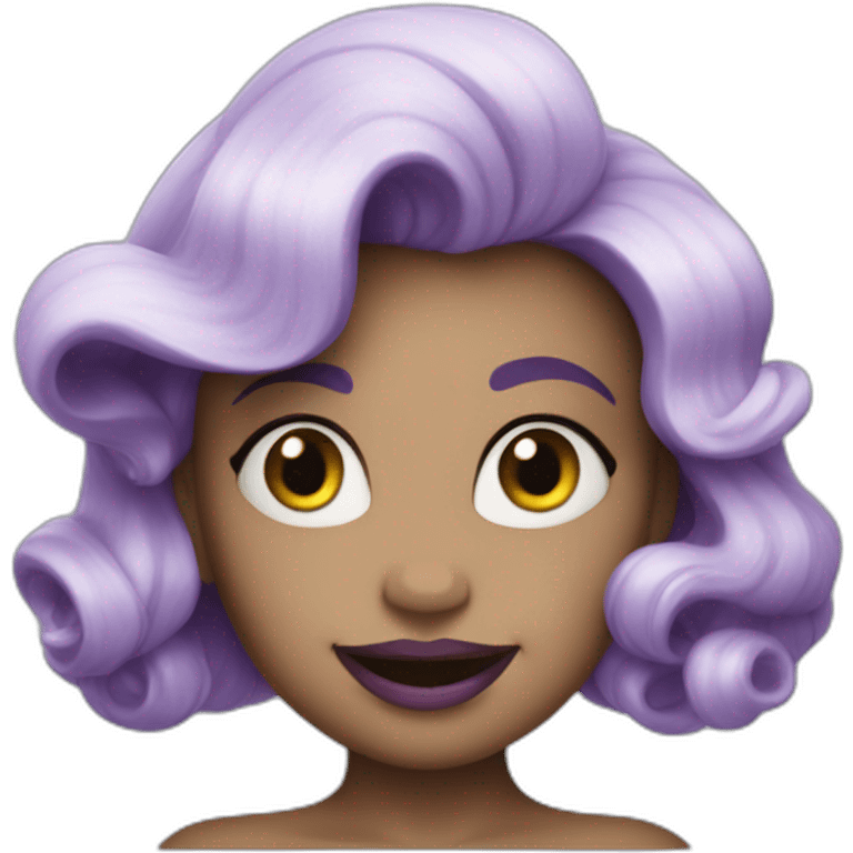 Ursula the little mermaid emoji