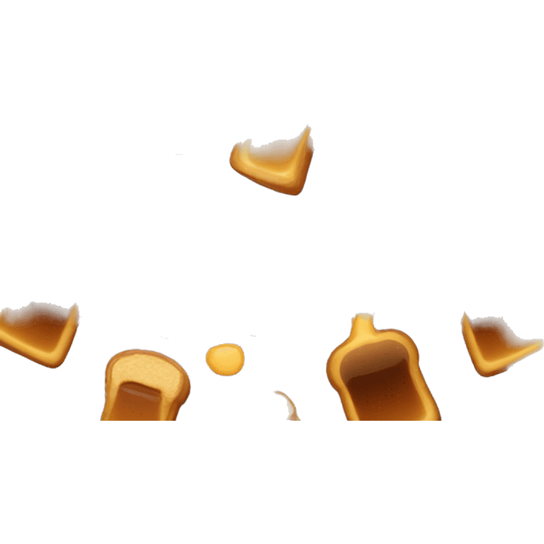 Toast with syrup emoji