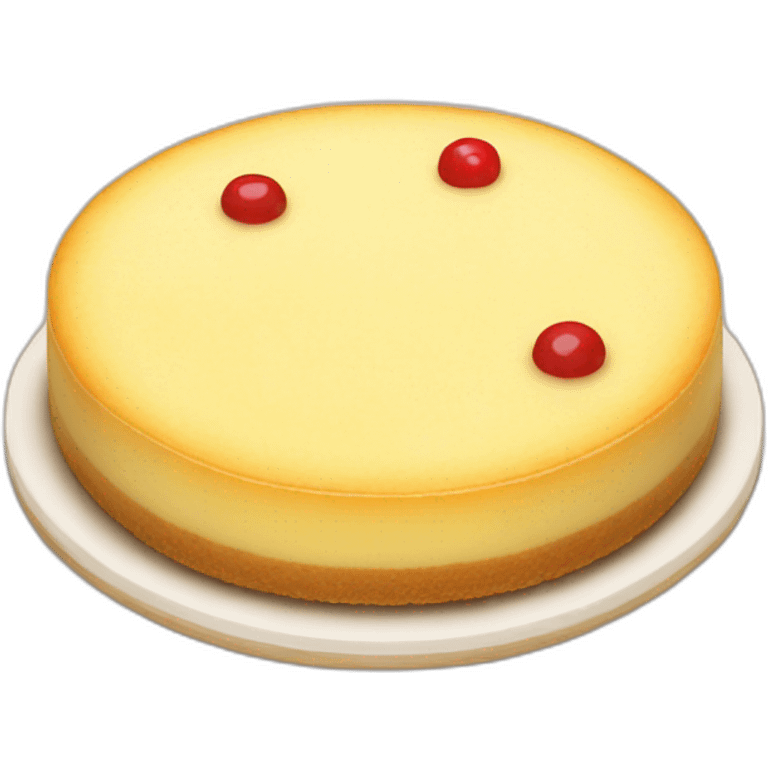 Japanese cheesecake emoji