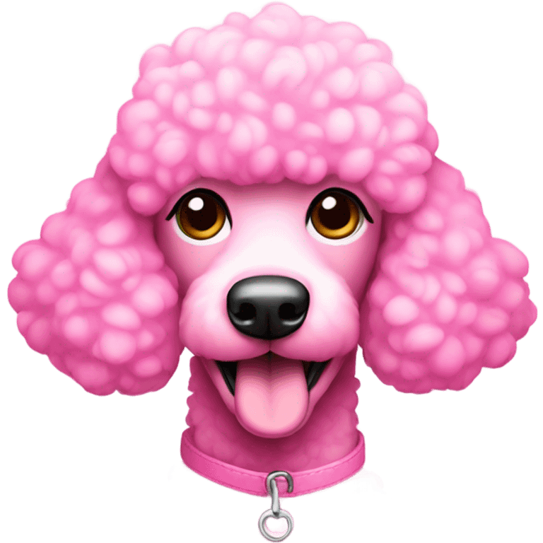 pink poodle emoji