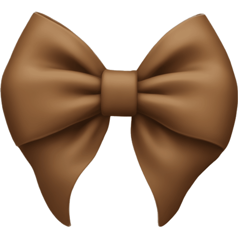 Number „2“ with a brown bow on top emoji