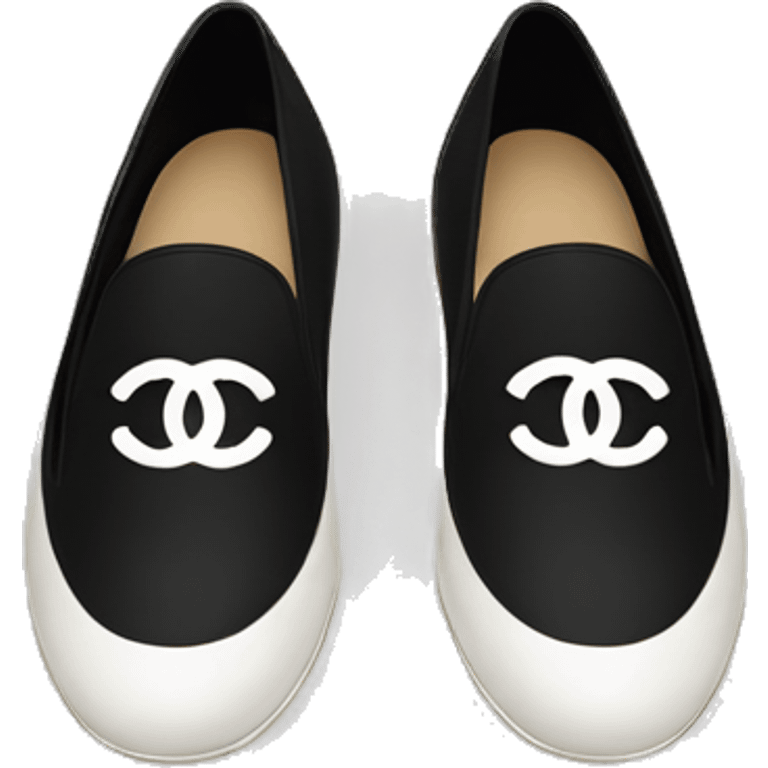 Chanel logo flats emoji