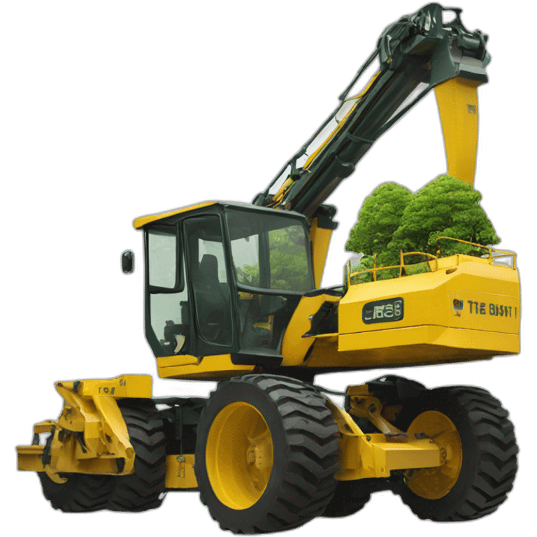 forest forwarder machine emoji