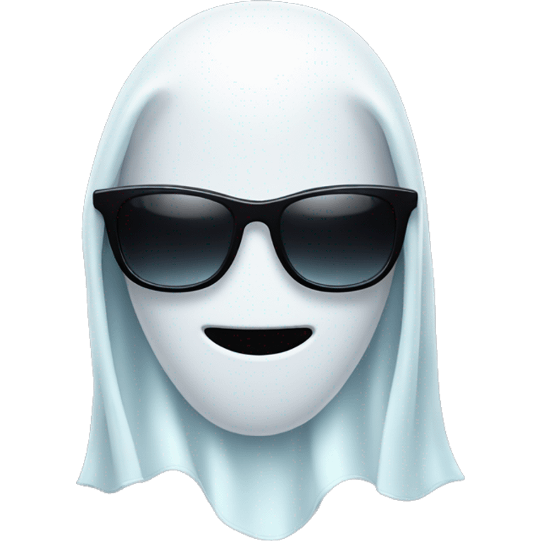 Ghost with sunglasses emoji