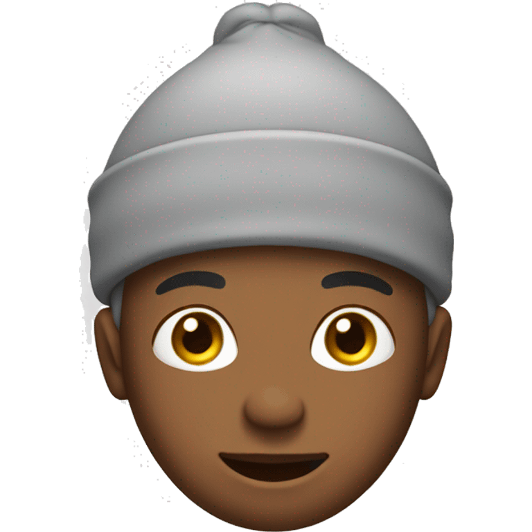 Garçon avec bonnet de bain emoji