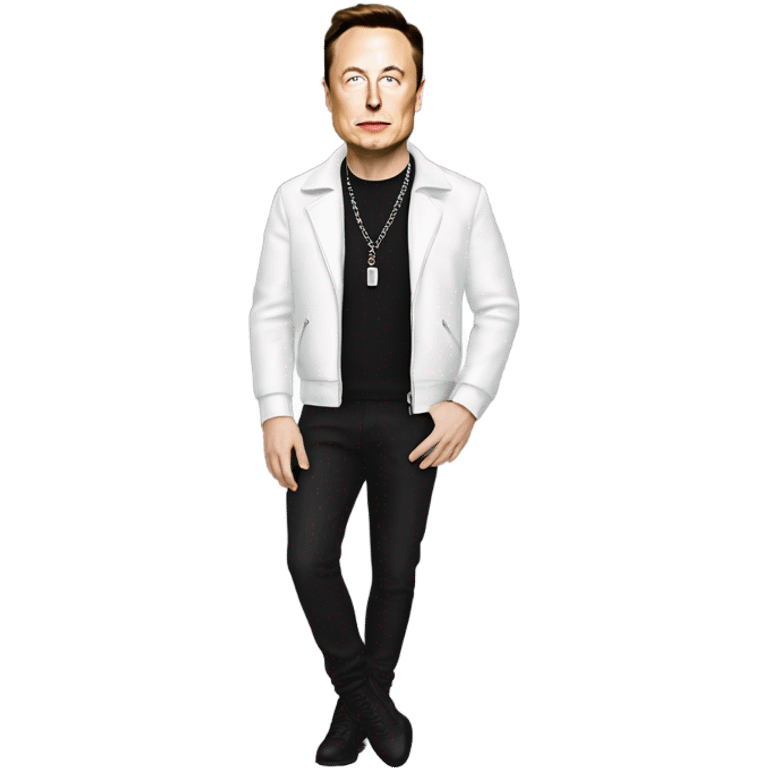 elon musk wearing balenciaga emoji