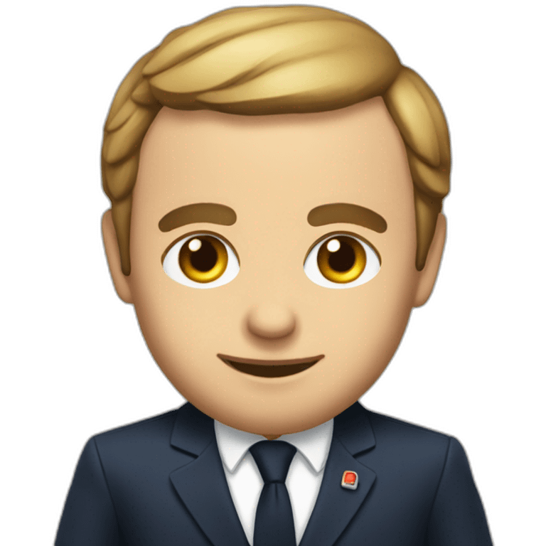 macron sur chat emoji