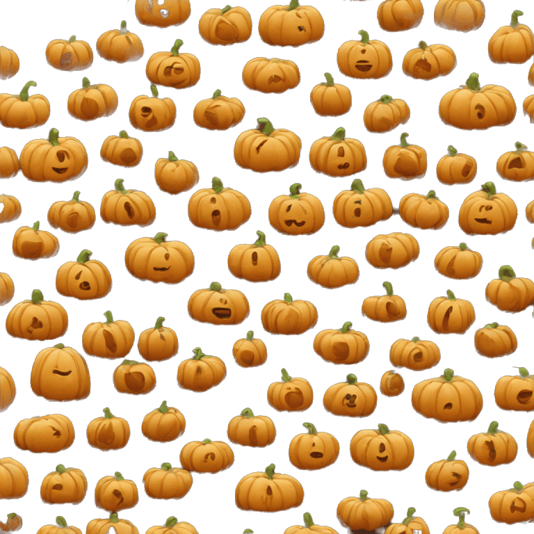 Brown pumpkin emoji