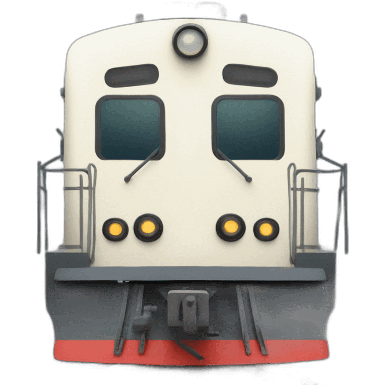 russian train, frontal view emoji