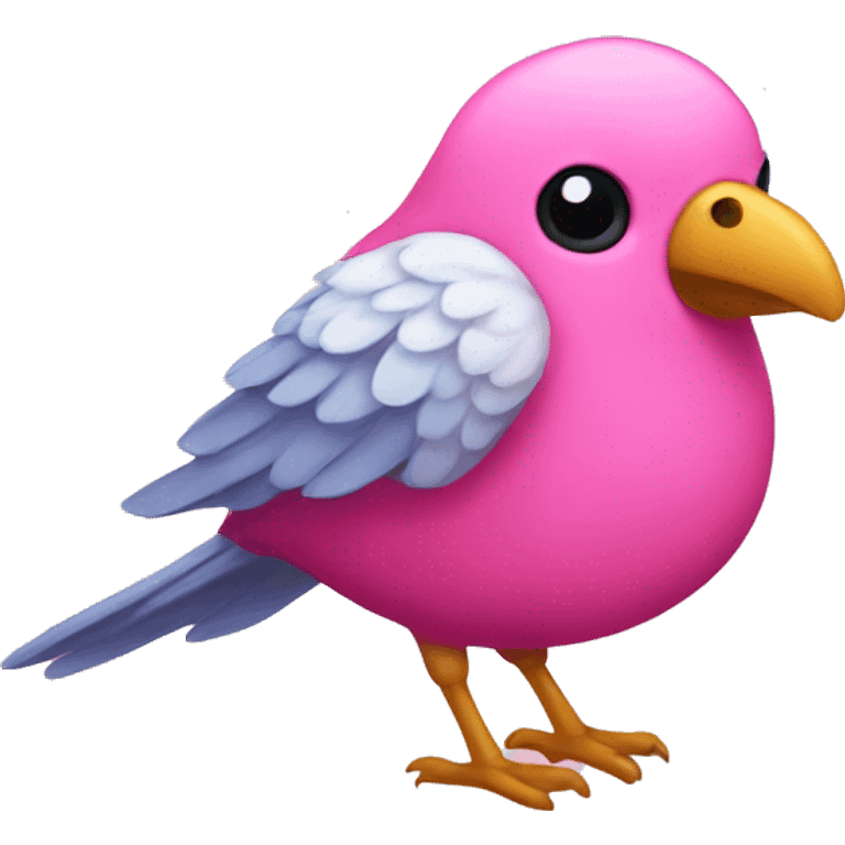 pink bird emoji