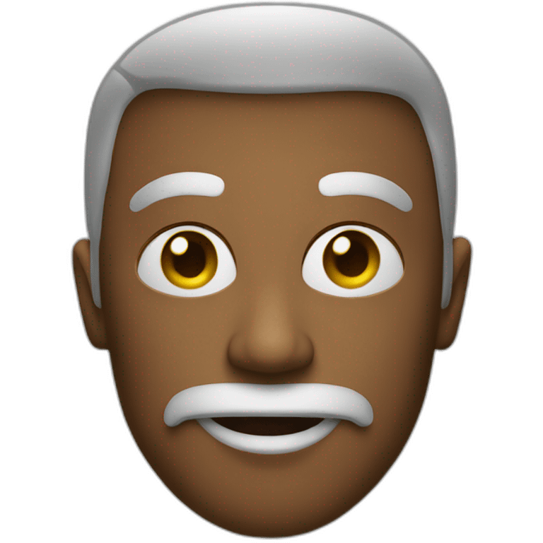 Visage carré emoji