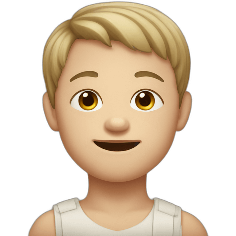 roman boy with down syndrome emoji