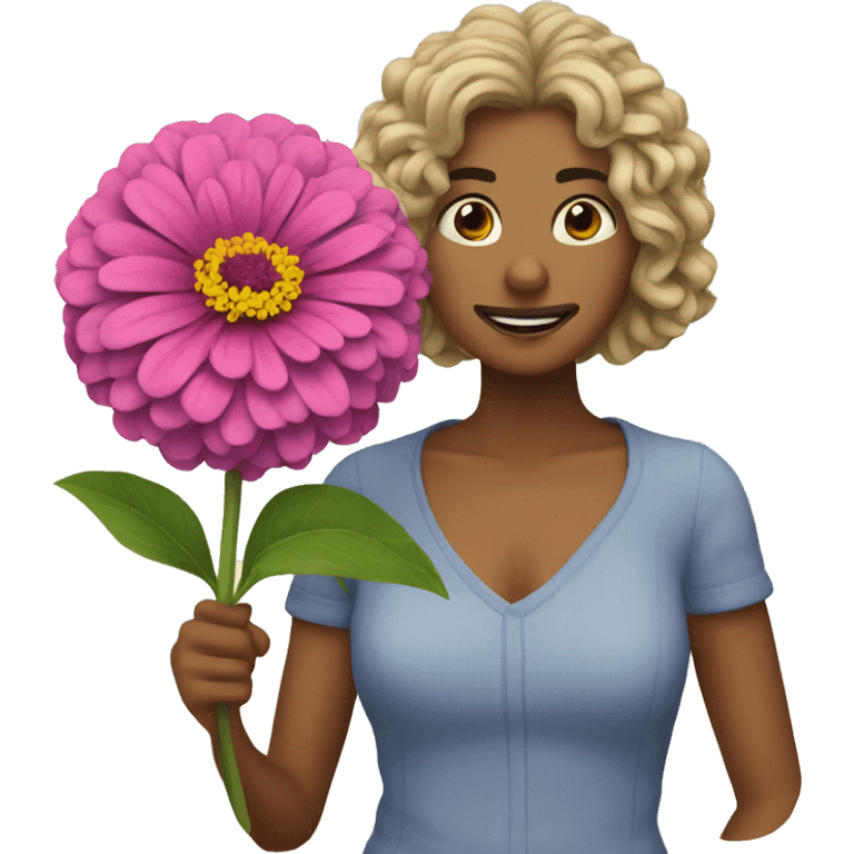 Zinnia emoji