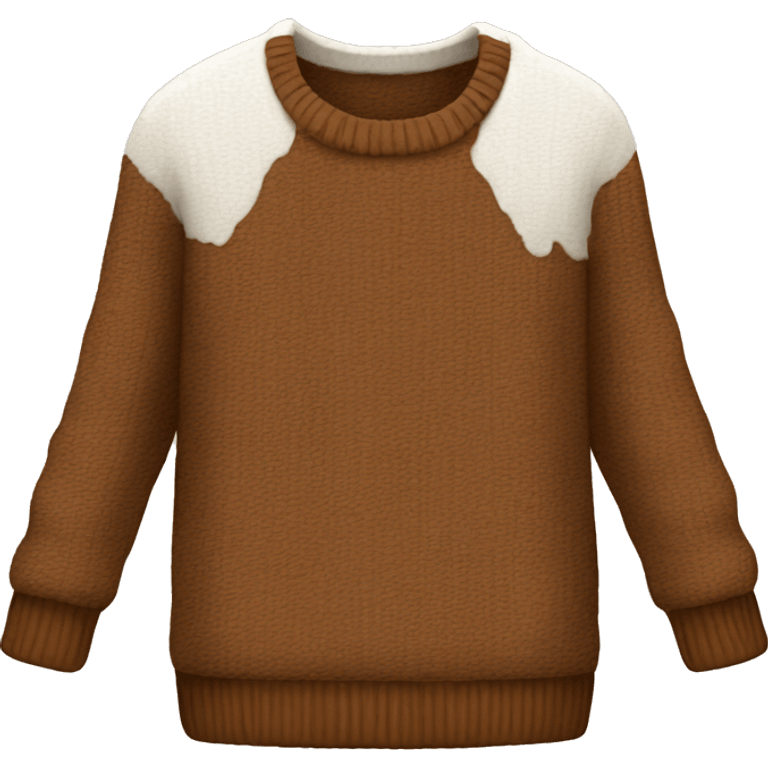 Brown sweater  emoji