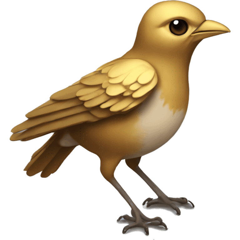 nightingale with golden wings emoji