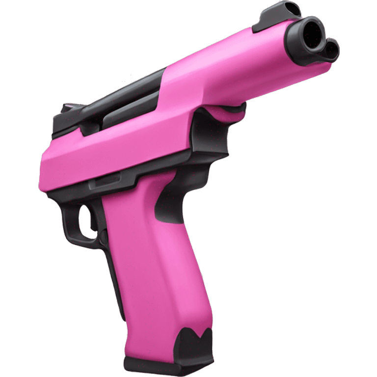 Pink gun emoji