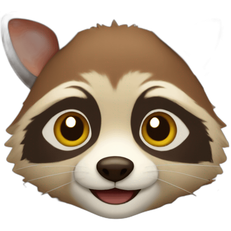 happy-tanuki emoji