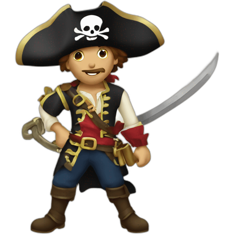 Drapeau pirate emoji