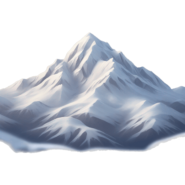 snowy mountain emoji