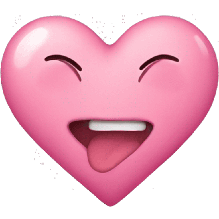 Heart with text I love you emoji