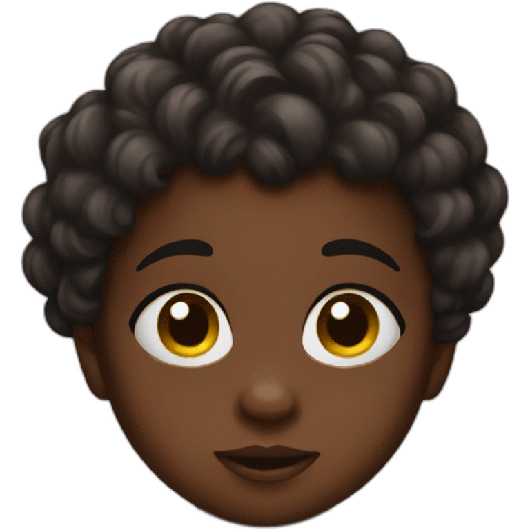 Black baby emoji