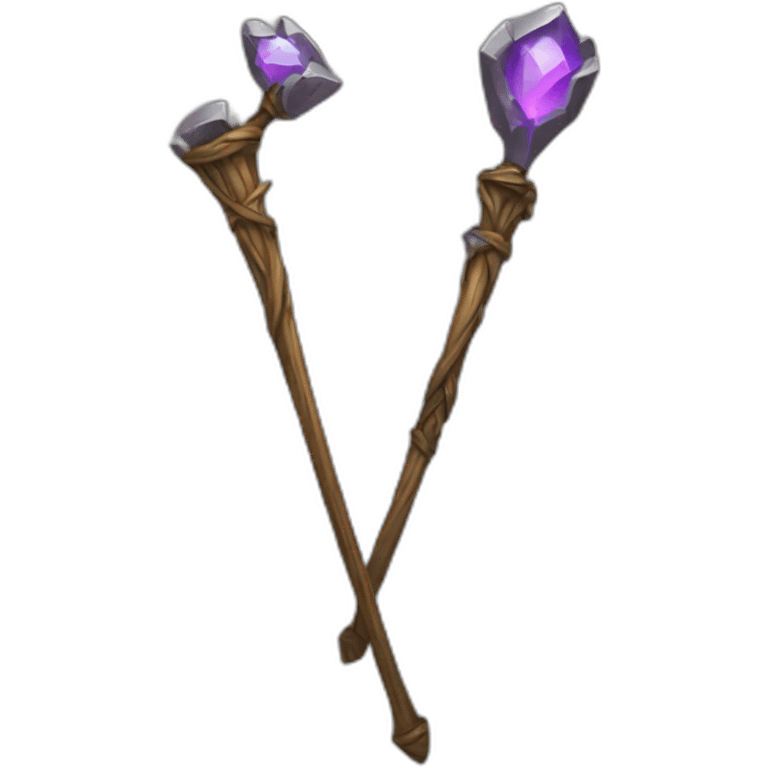 a broken magic staff emoji